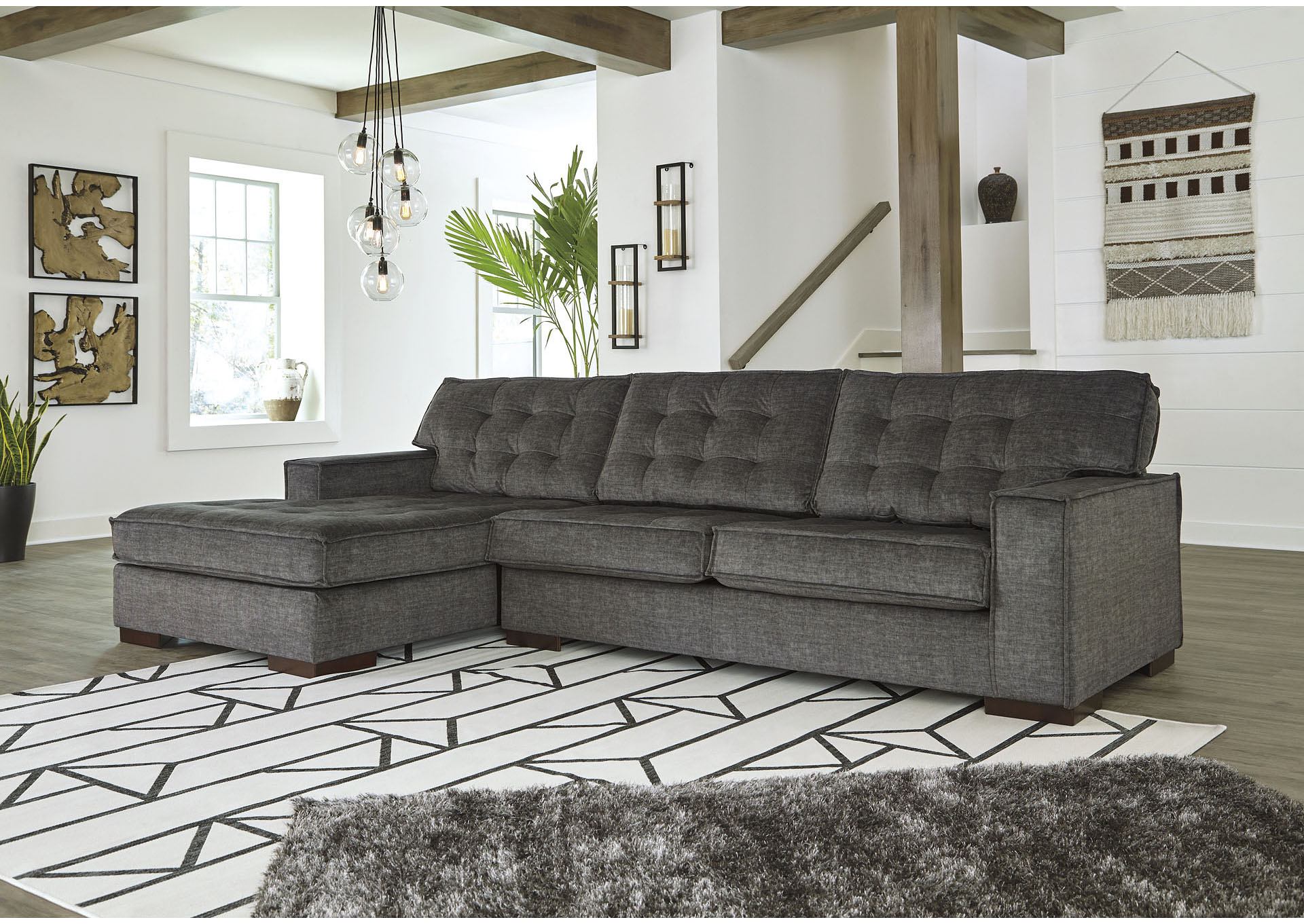 Coulee Point 2Piece Sectional with Chaise Ashley