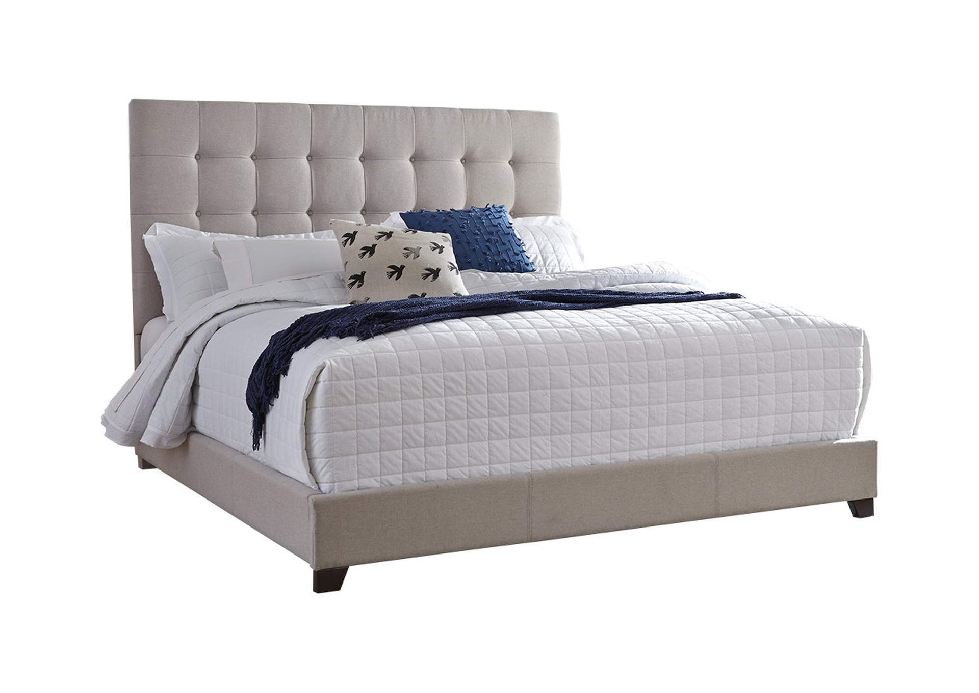 Dolante King Upholstered Bed 에쉴리가구, Donate Bed Frame Calgary