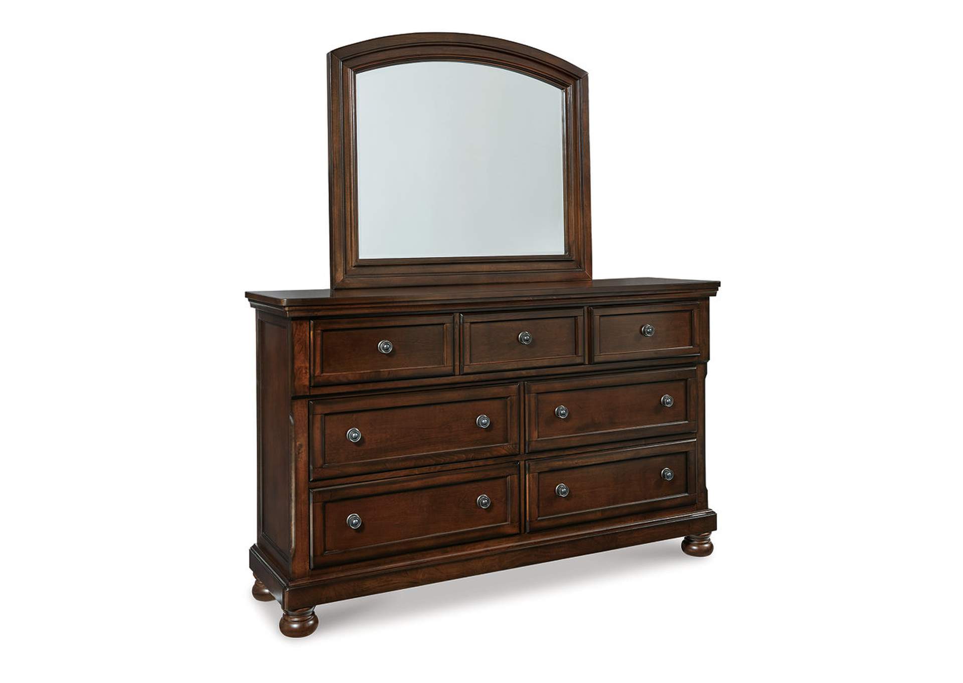 Porter Rustic Brown Dresser & Mirror