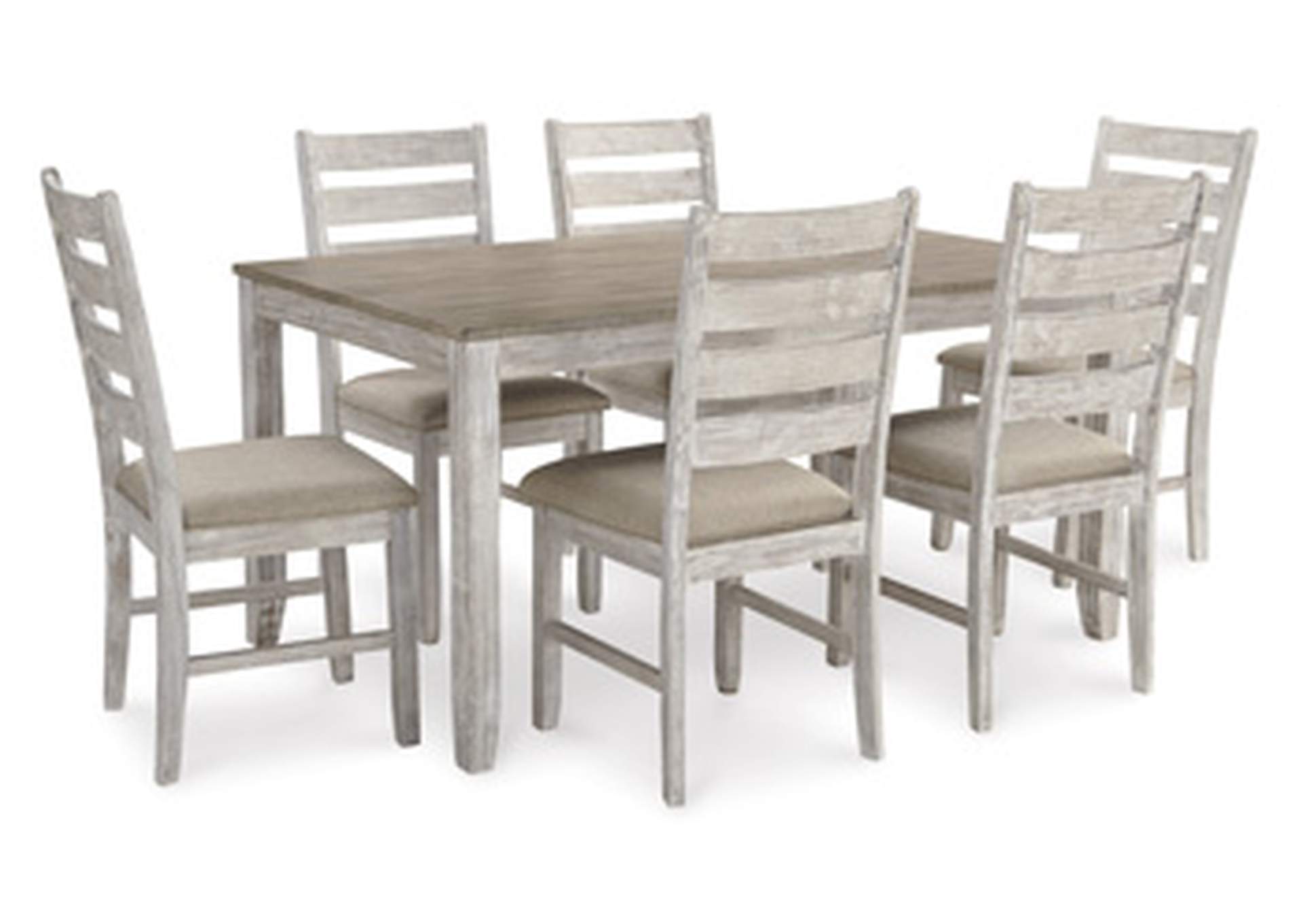 Skempton Dining Room Table and Chairs (Set of 7)