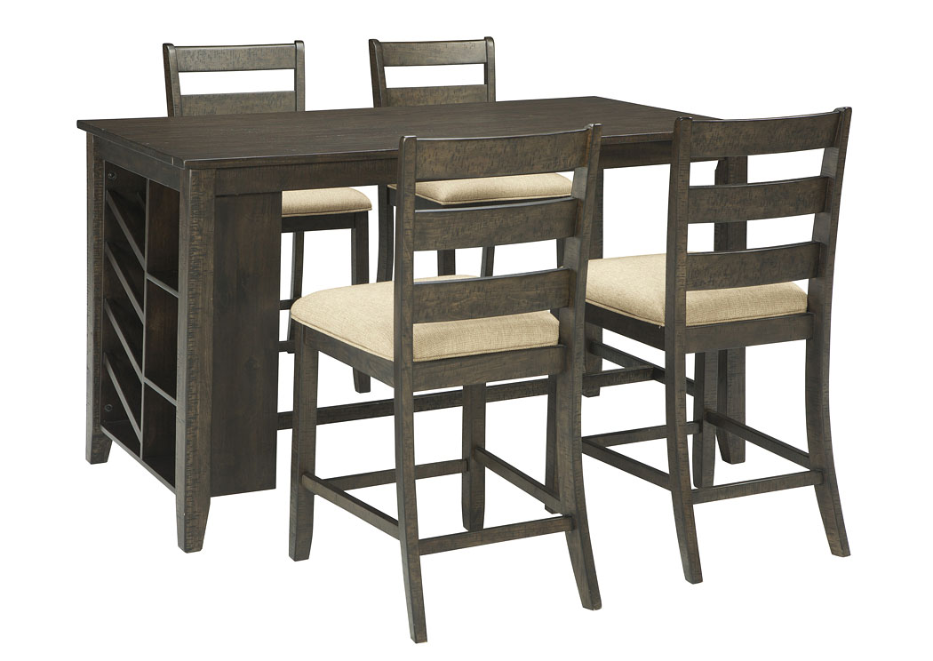 Rokane Counter Height Dining Room Table, Rokane Counter Height Dining Room Table And Chairs