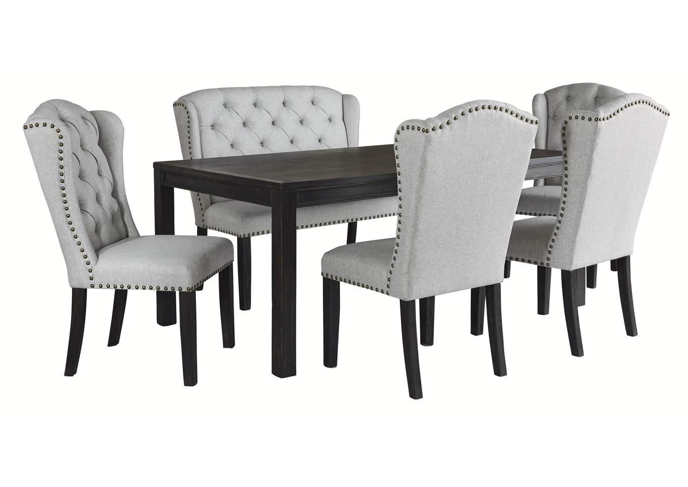 Jeanette 6 Piece Dining Room Set Ashley, High Quality Dining Room Set