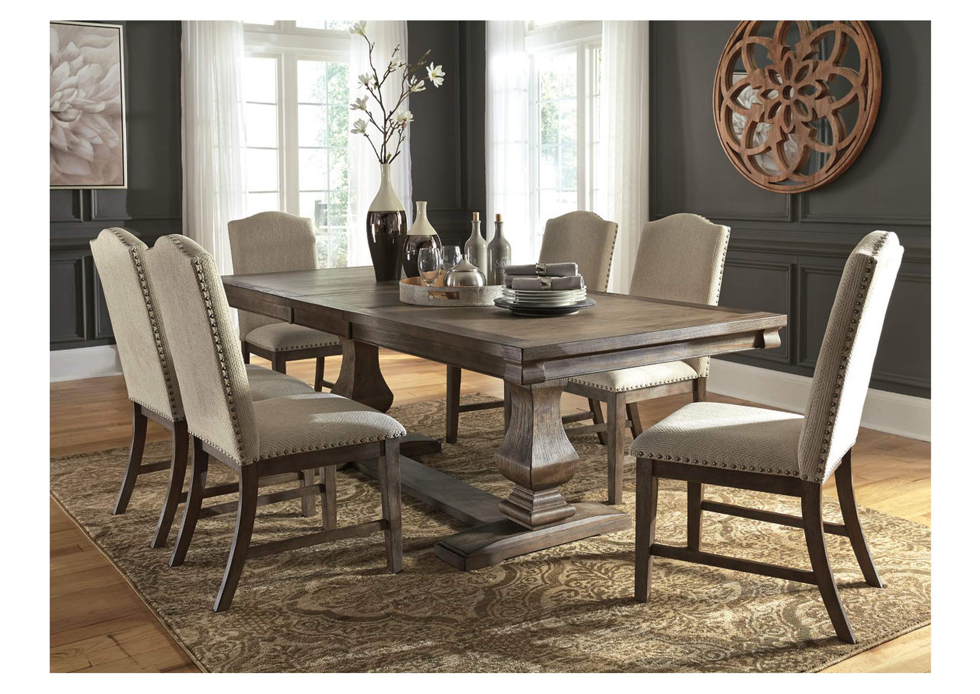 Johnelle Dining Table w/6 Side Chairs Ashley Furniture Homestore